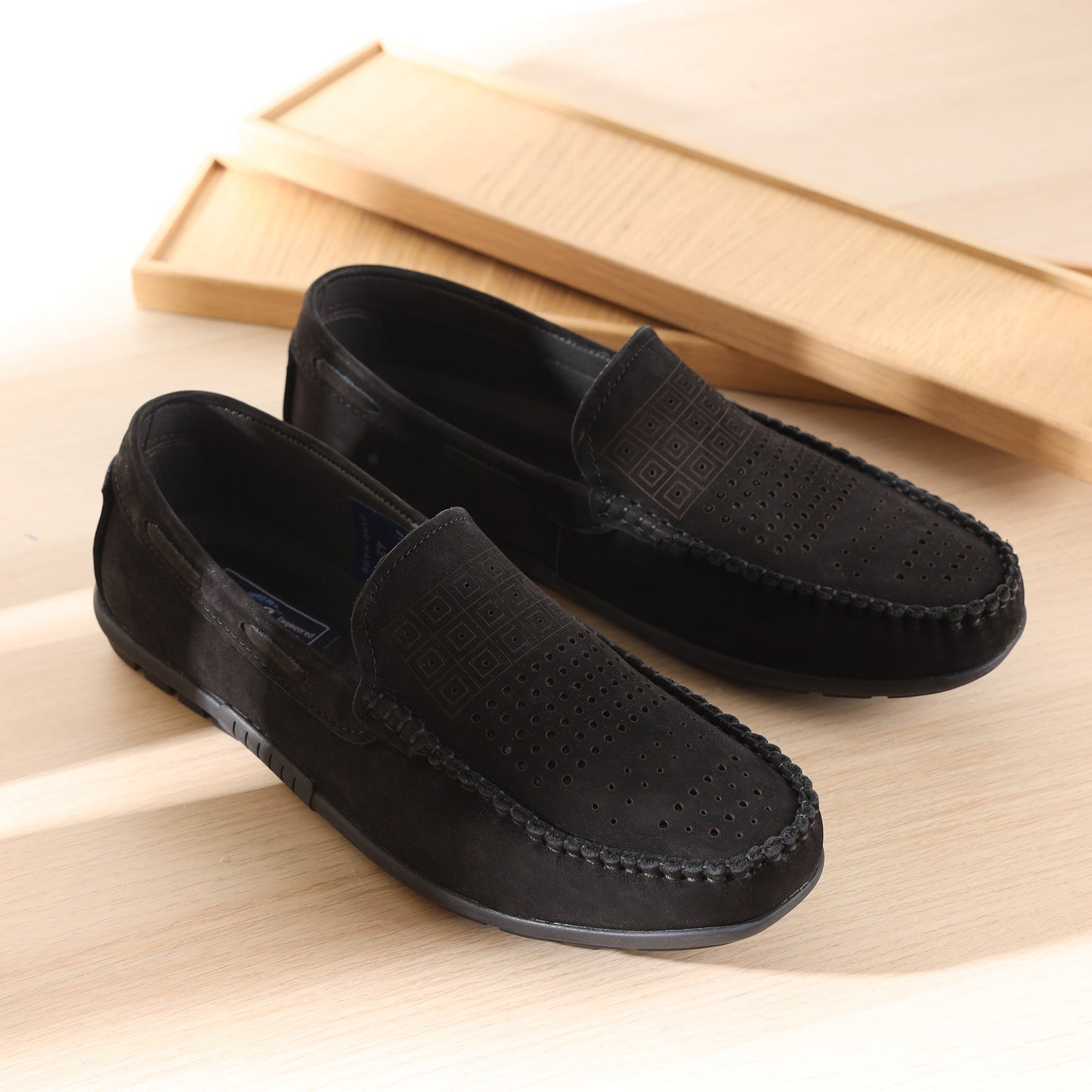 Vented Suede Loafers (M1)