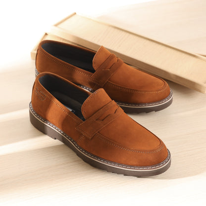 Strapped-up Suede Loafers (M3)