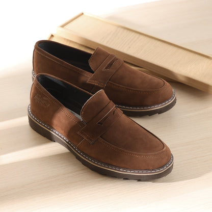 Strapped-up Suede Loafers (M3)