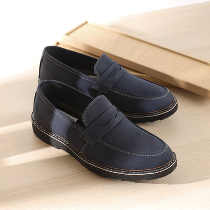 Strapped-up Suede Loafers (M3)