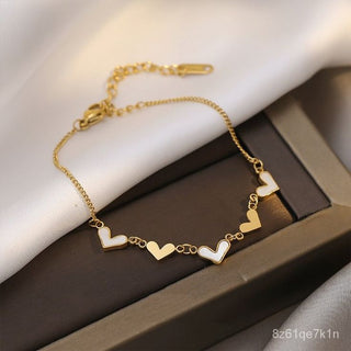 Shell Hearts Bracelet