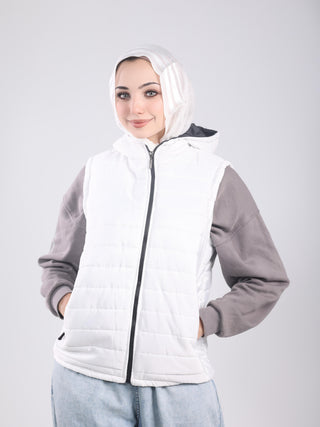 Waterproof Hooded Winter Vest