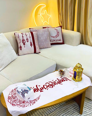 Velvet Runner & Cushions Set