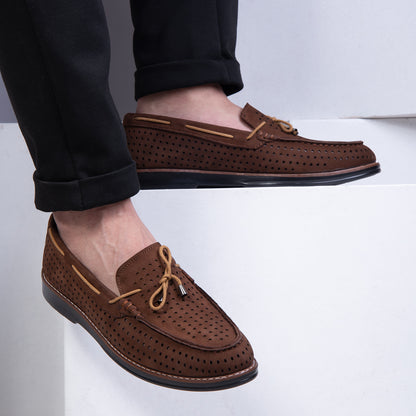 Perforated Laced Loafers (M2)