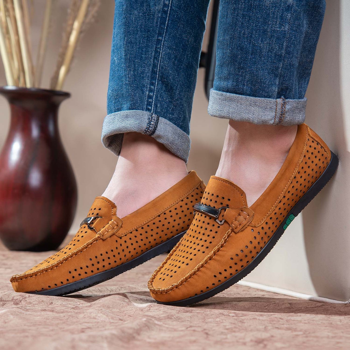 Metal Strap Loafers (M4)