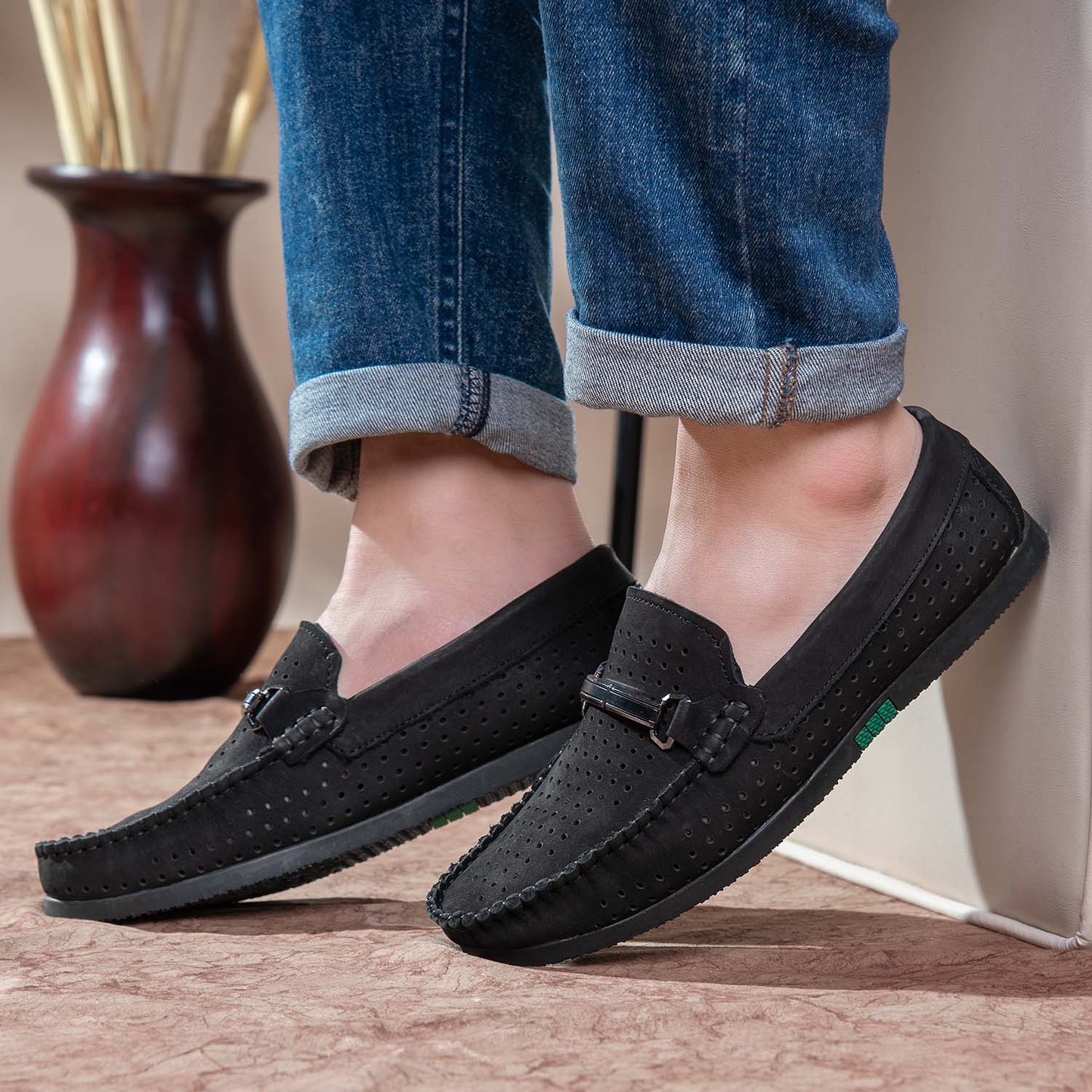 Metal Strap Loafers (M4)