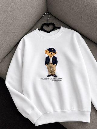 Men’s Polo Bear Cap Sweatshirt