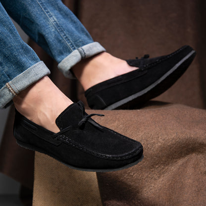 Lace Suede Loafers (M11)