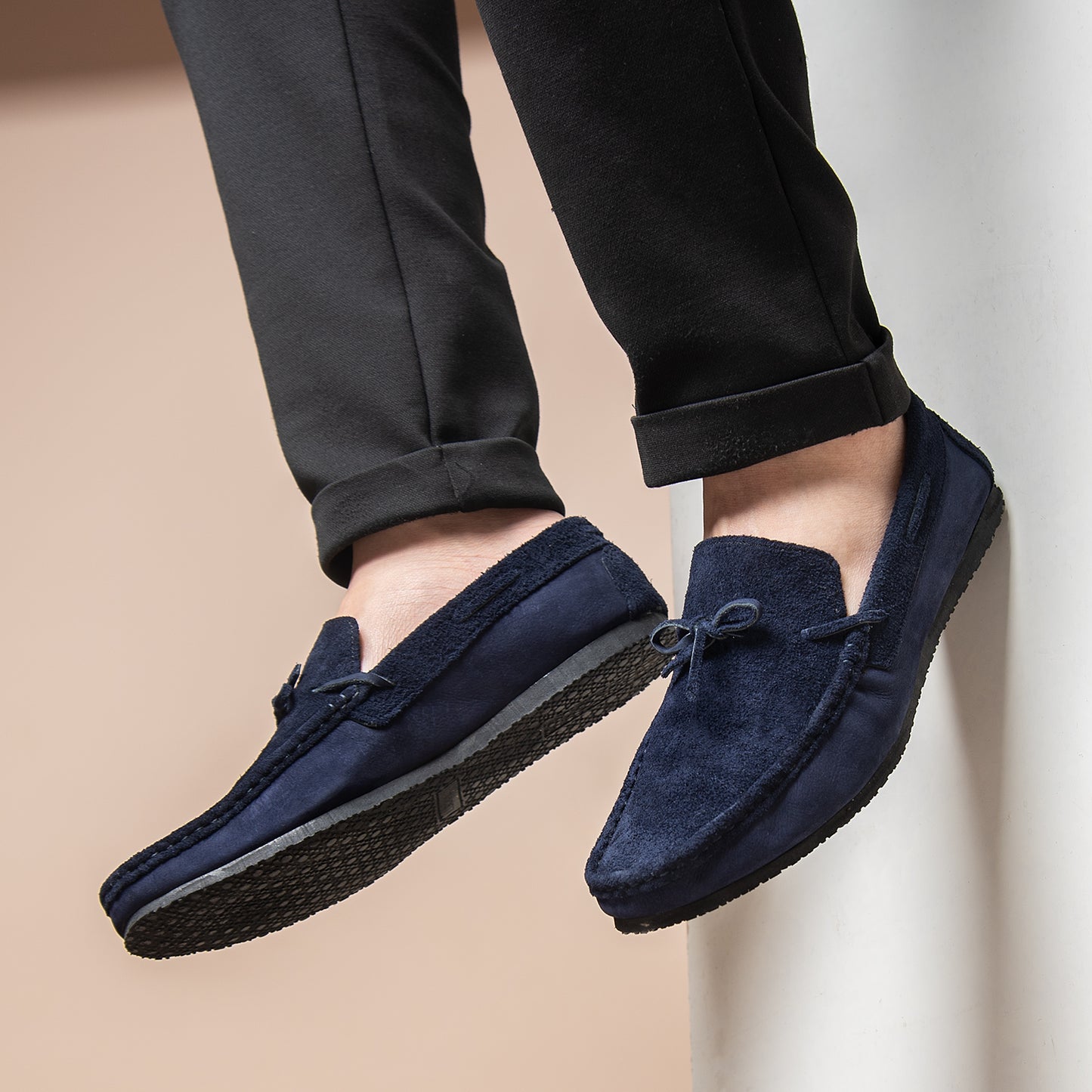 Lace Suede Loafers (M11)