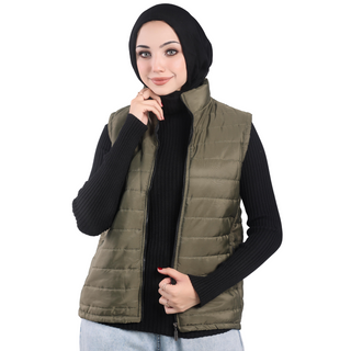 Waterproof High Collar Winter Vest
