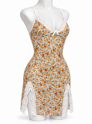 Women’s Floral Chiffon Nightdress