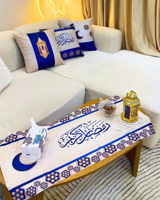 Velvet Runner & Cushions Set