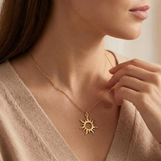 Rapunzel Sun Pendant Necklace
