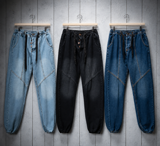 Modern Denim Sweatpants
