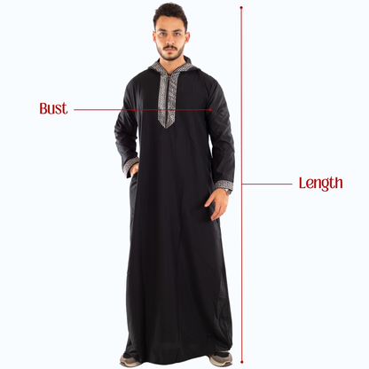 Men's Hooded Abaya