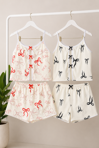 Bow Pajama Set