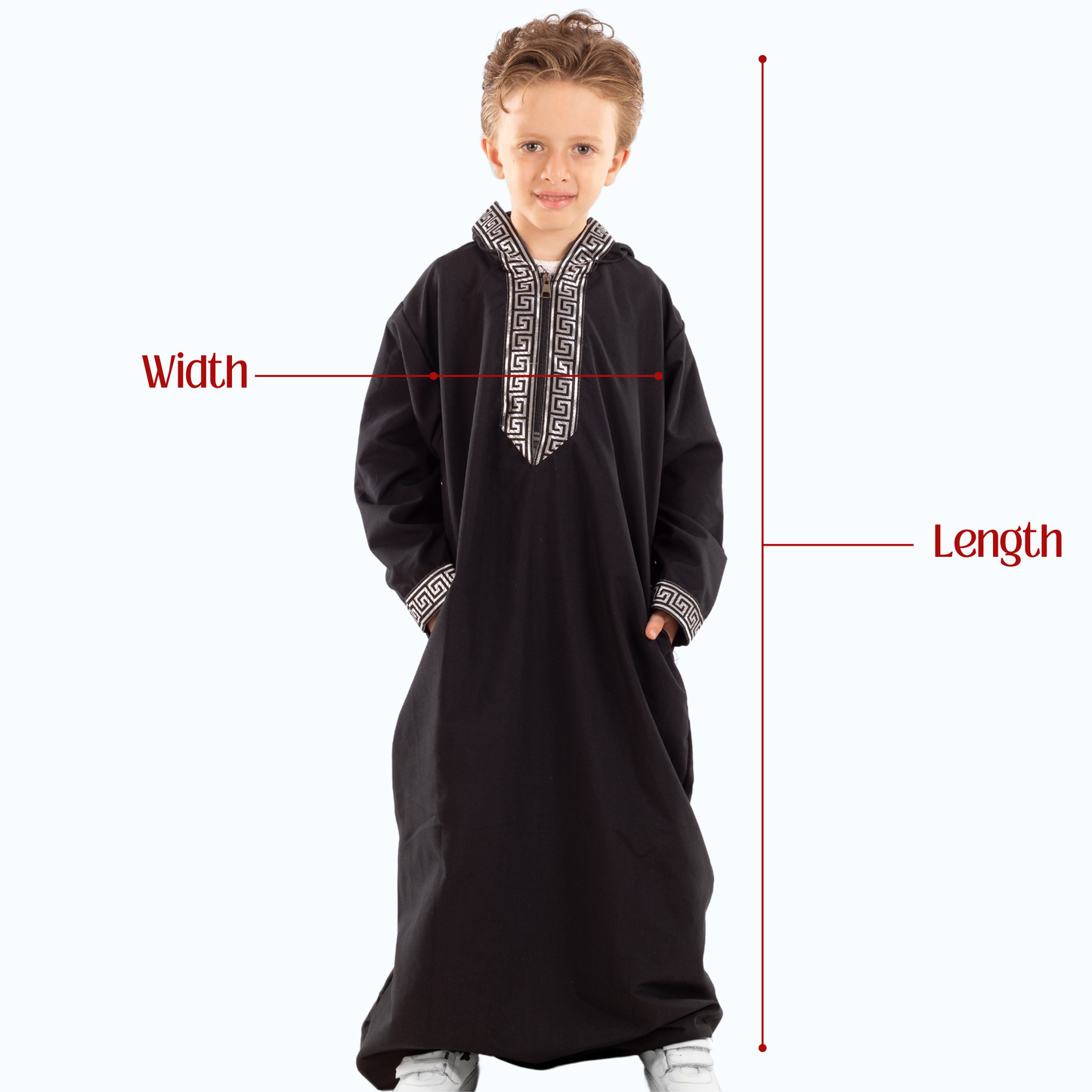 Kids' Hooded Abaya