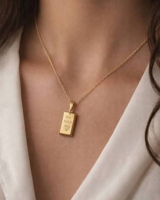 Gold Bar Necklace