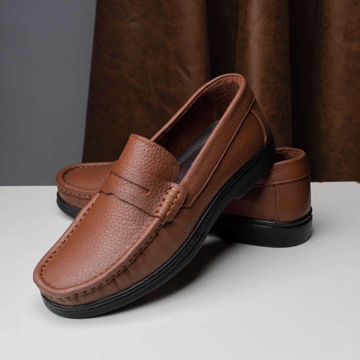 Genuine Leather Loafers (M13)