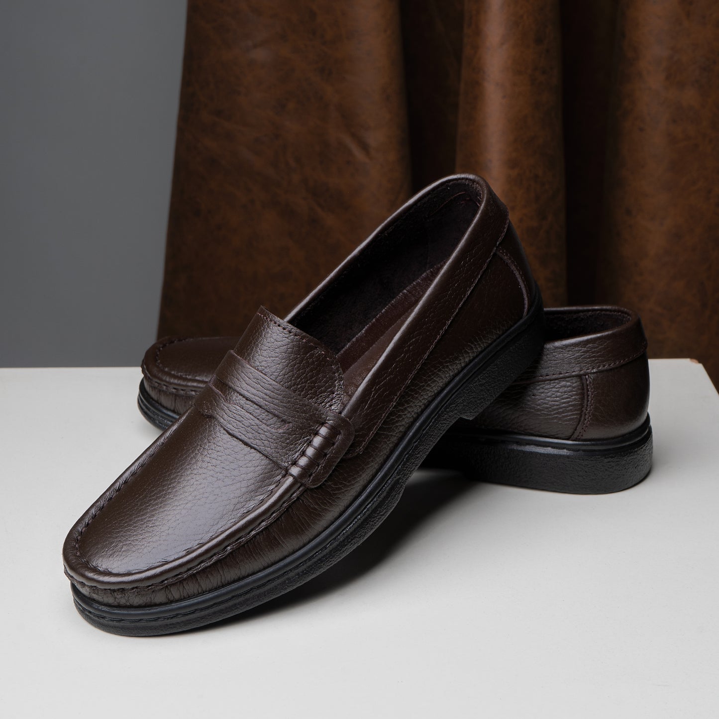 Genuine Leather Loafers (M13)