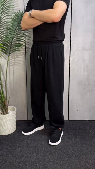 Track Balloon Wide-Leg Pants