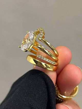 Women’s 4-Piece Ring Set