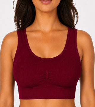 Seamless Ribbed Push-Up Bra – 3-Piece Pack