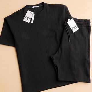 Jacquard Shorts Set (T-shirt)