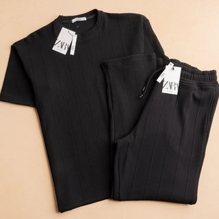 Jacquard Pants Set (T-shirt)