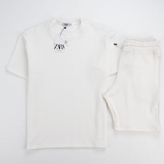 Jacquard Shorts Set (T-shirt)