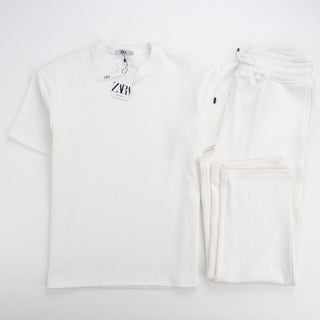 Jacquard Pants Set (T-shirt)