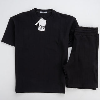 Jacquard Shorts Set (T-shirt)