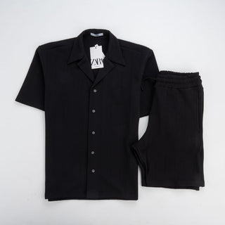 ZARA Short-Sleeve Suit Set