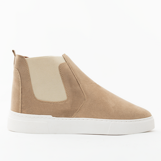 Sand Lux Suede Low-cut Ankle Boots