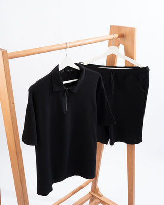 Zipper Marseille Shorts Set