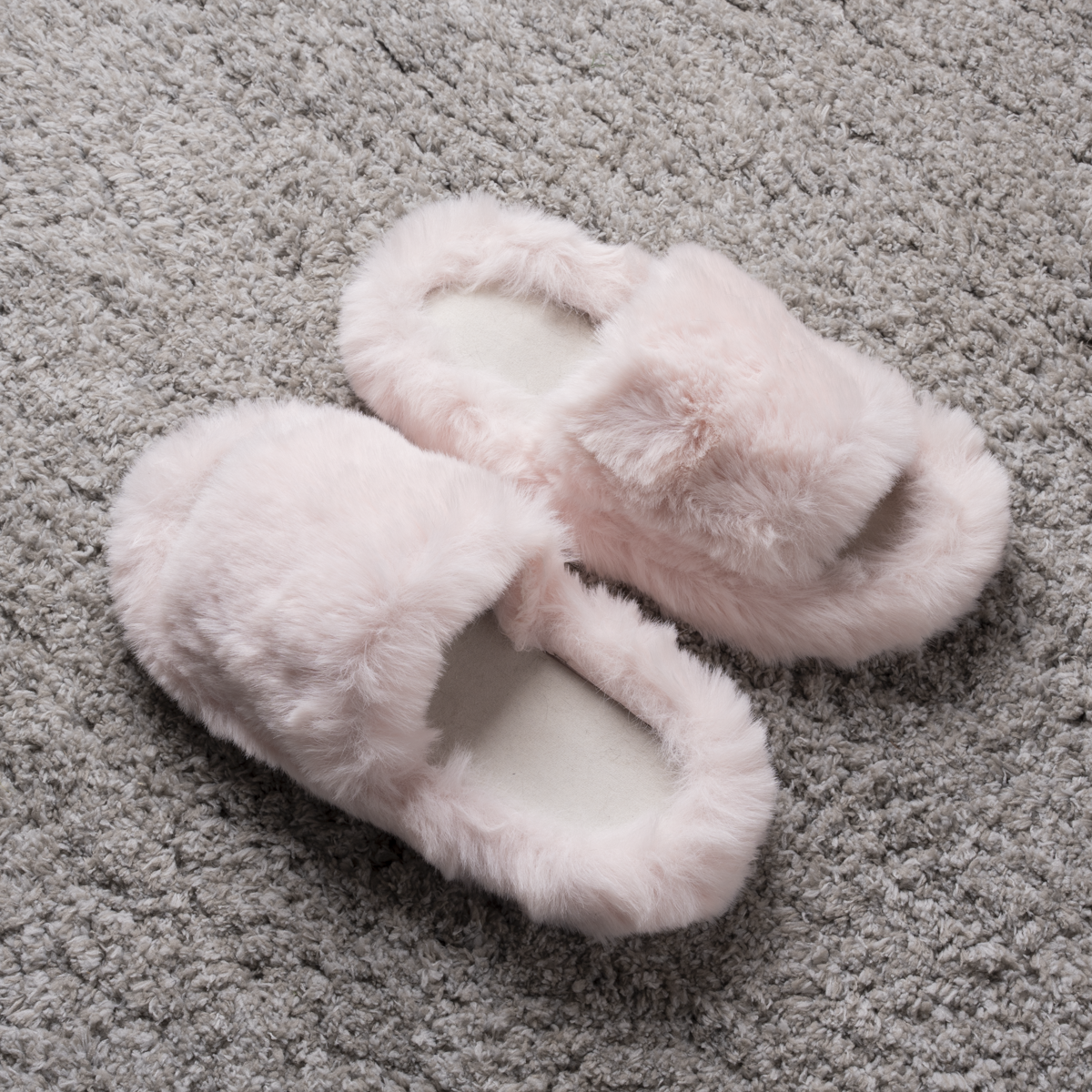 Faux Fur Slippers