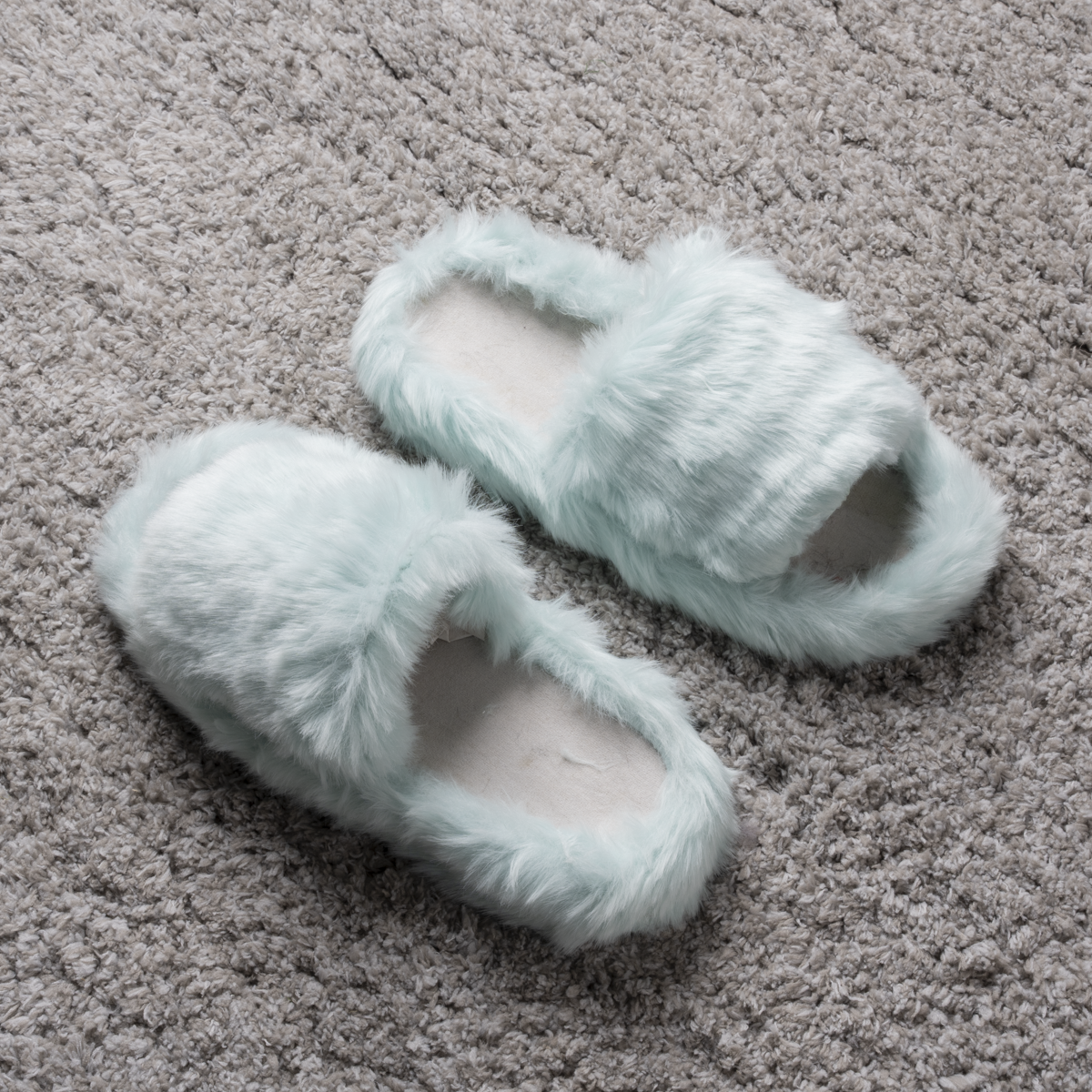 Faux Fur Slippers