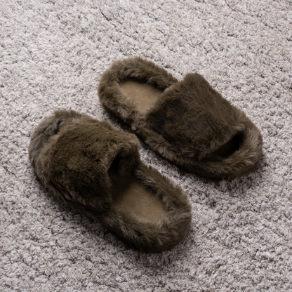 Faux Fur Slippers