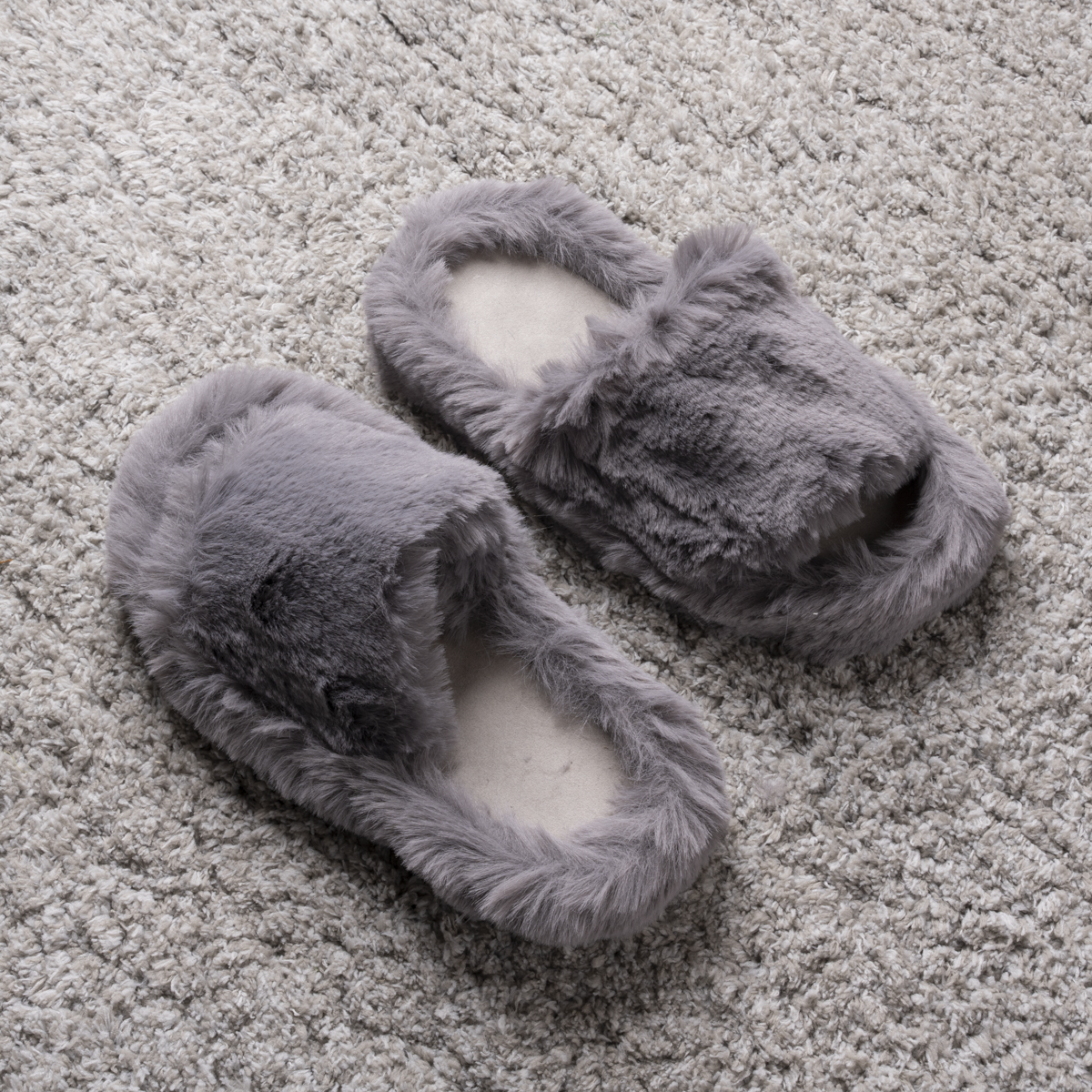 Faux Fur Slippers