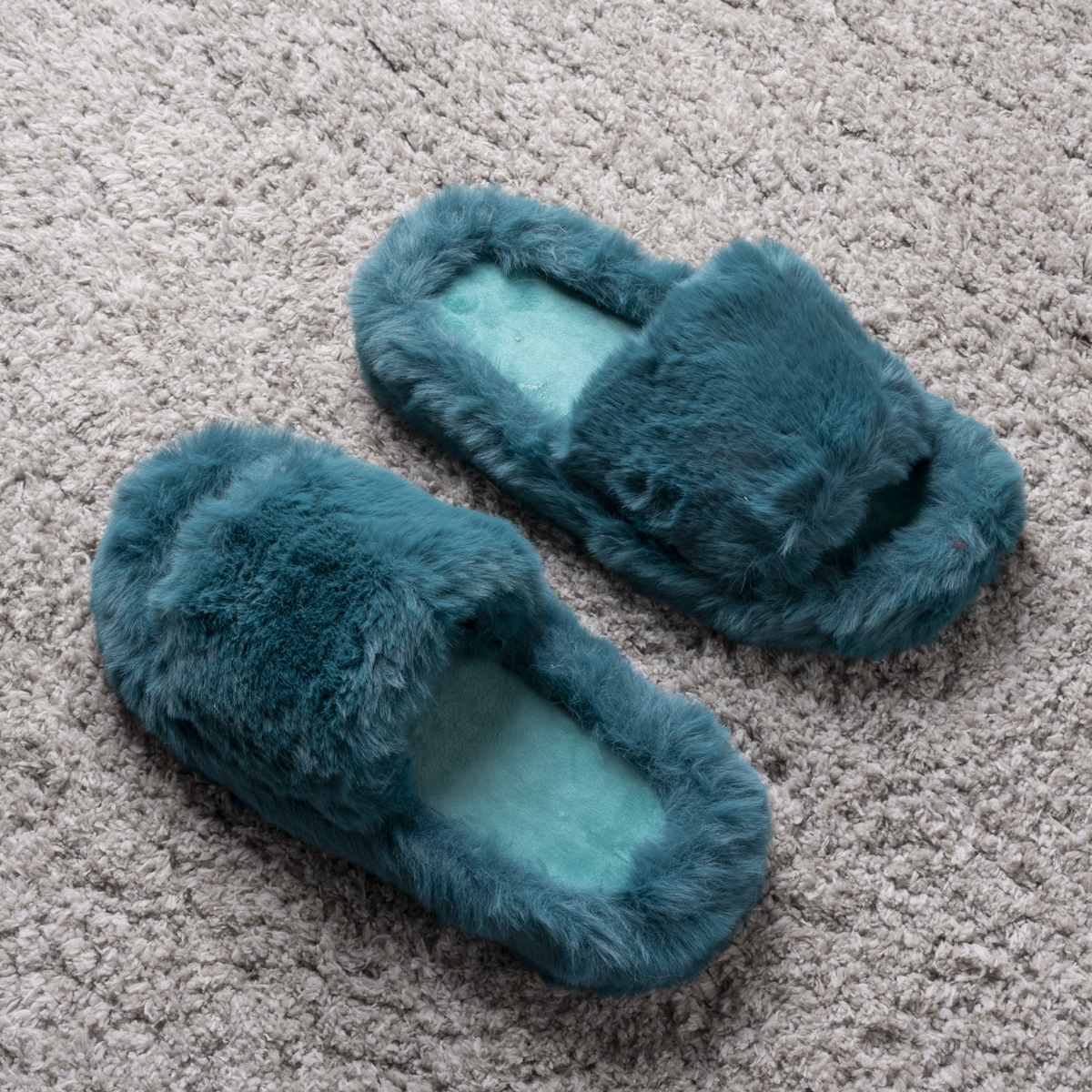 Faux Fur Slippers