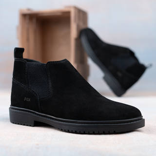Men's Suede Fox Half Boots