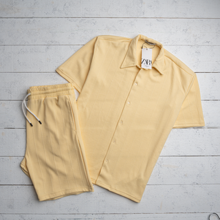 ZARA Short-Sleeve Suit Set
