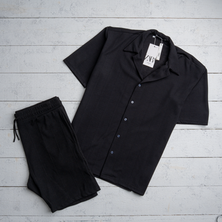 ZARA Short-Sleeve Suit Set