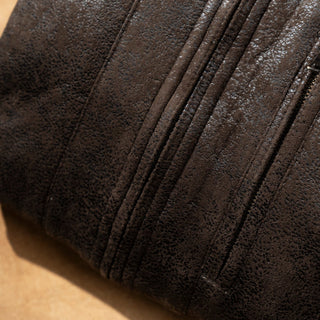 Leather High Collar Jacket