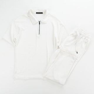 Zipper Marseille Pants Set