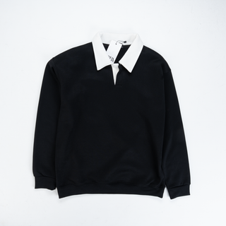 Contrast Collar Sweatshirt