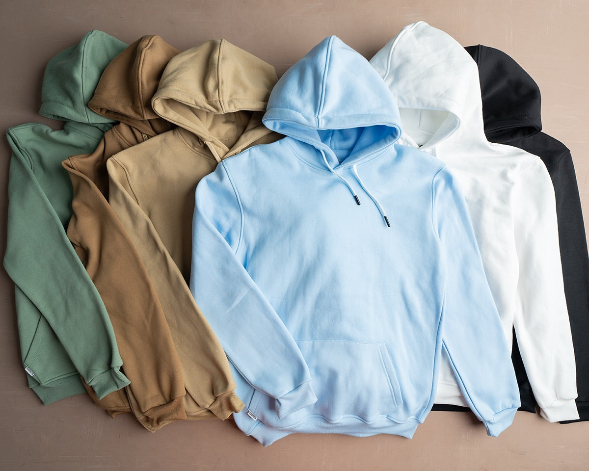 Plain Melton Hoodie