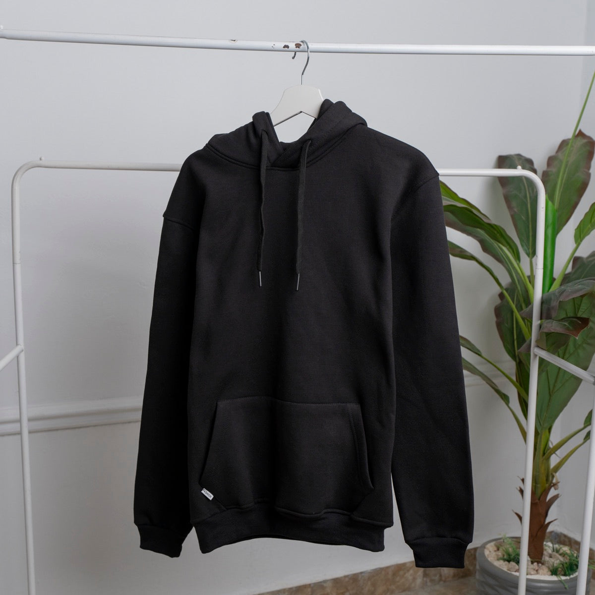 Plain Melton Hoodie