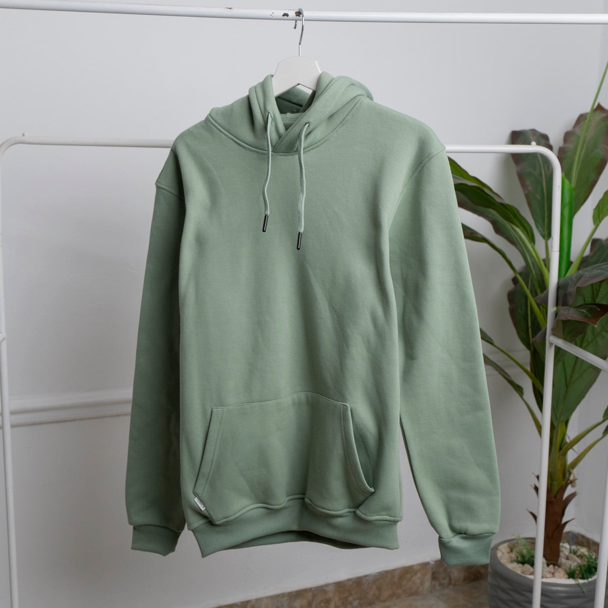 Plain Melton Hoodie