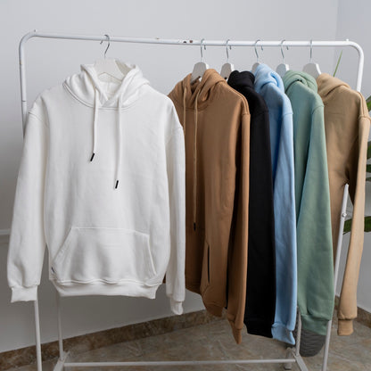 Plain Melton Hoodie